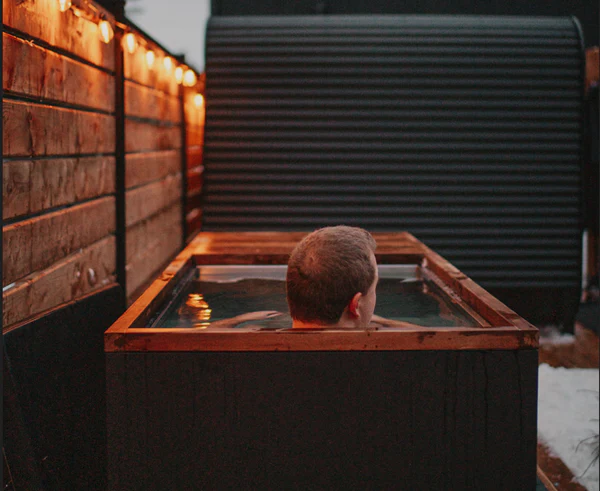 Man in Cold Plunge